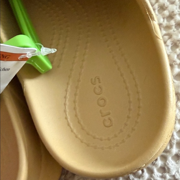 CROCS Dylan Platform Clog in Tan/Beige - Picture 5 of 6